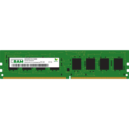 Pamięć RAM 4GB DDR4 do płyty Workstation/Server A2SDV-8C-TLN5F, A2SDV-12C+-TLN5F, A2SDV-16C-TLN5F Atom Unbuffered PC4-19200E