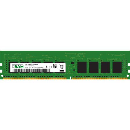 Pamięć RAM 2GB DDR3 do komputera CELSIUS W510 (D3067) W-Series Unbuffered PC3-10600U S26361-F3378-L2
